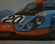 Porsche gulf - le mans 1970