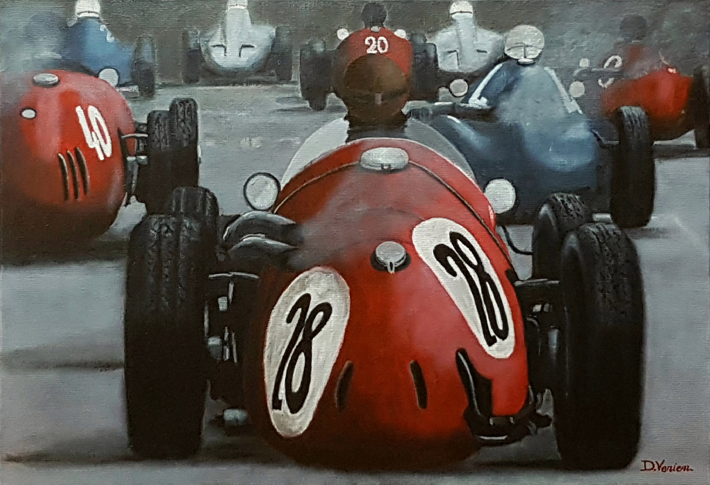 bolides Gallery Race Cars Paintings