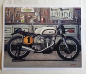 poster tableau moto