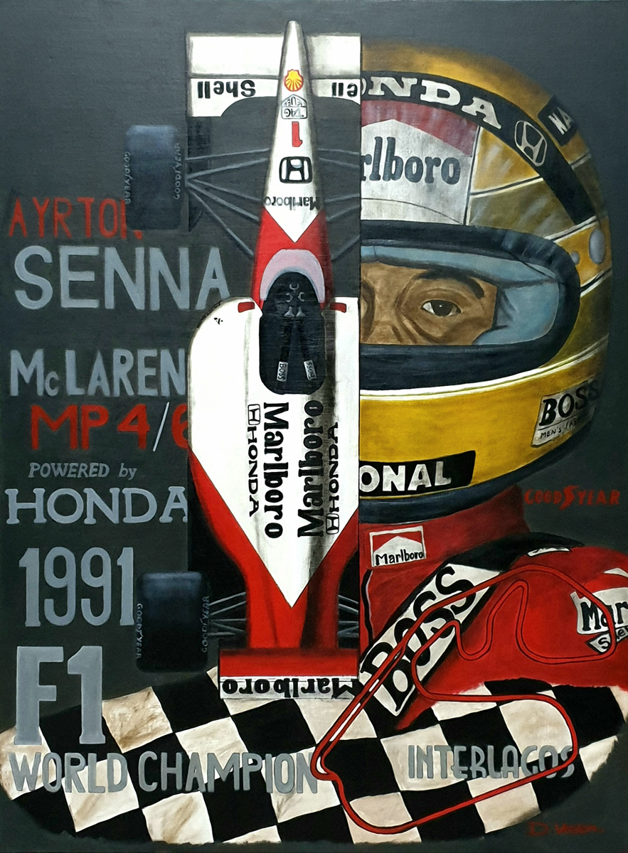 Ayrton Senna McLaren MP4