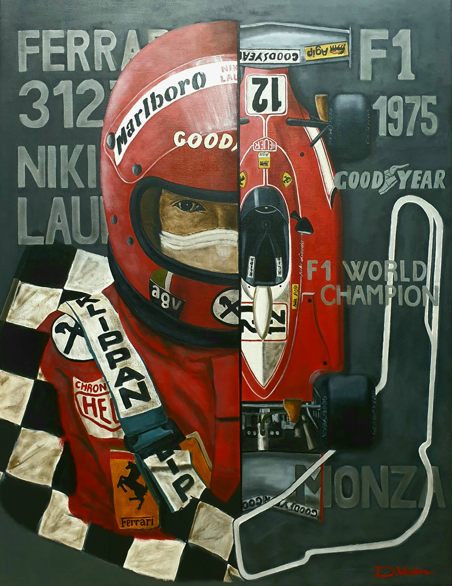 Niki Lauda Ferrari 312T 1975