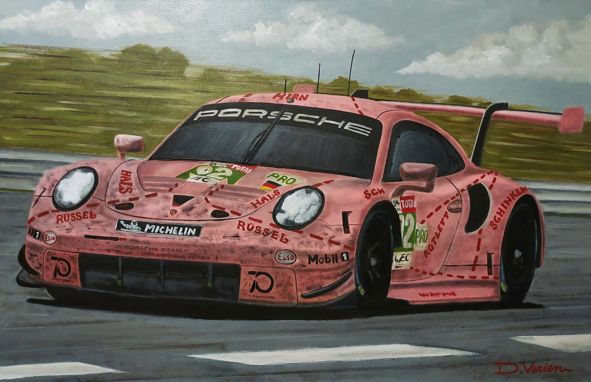 Porsche RSR Pink Pig - Le Mans 2018