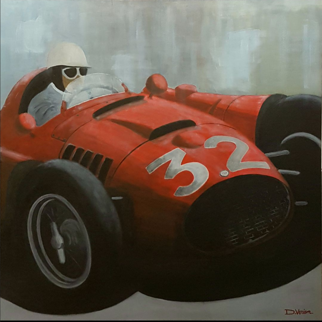 Tableau Ferrari F500 | D.Verien artiste peintre