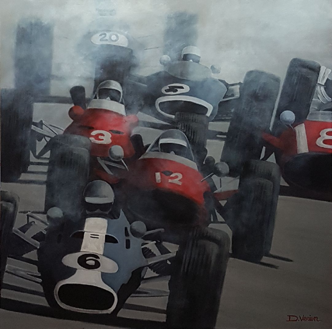 Tableau Formule 1 | D.Verien artiste peintre